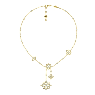 Necklace HYDRANGEA “Five flowers” 61410Y