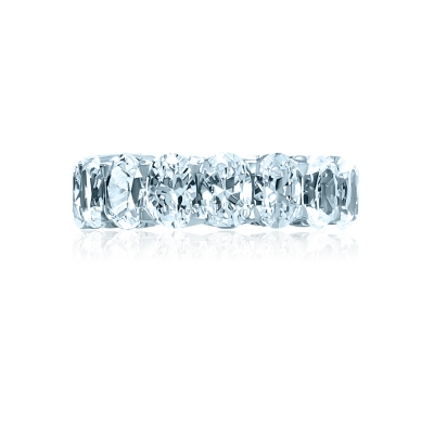 Ring Eternity oval cut. Silver 925, CZ. KOJEWELRY™  610133